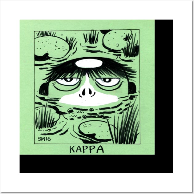 Retro Kappa Wall Art by washburnillustration